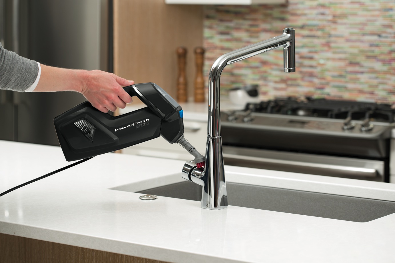 Abnehmbarer Dampfbehälte