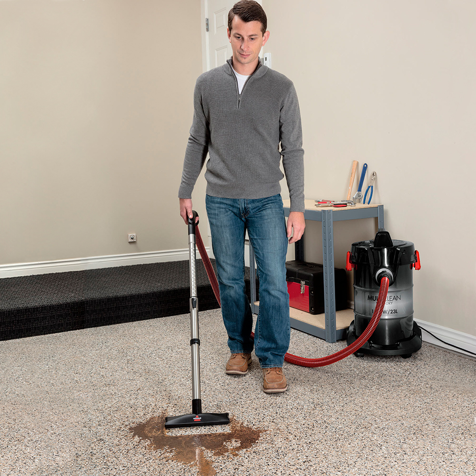 Nehmen Sie nassen Schmutz in Angriff