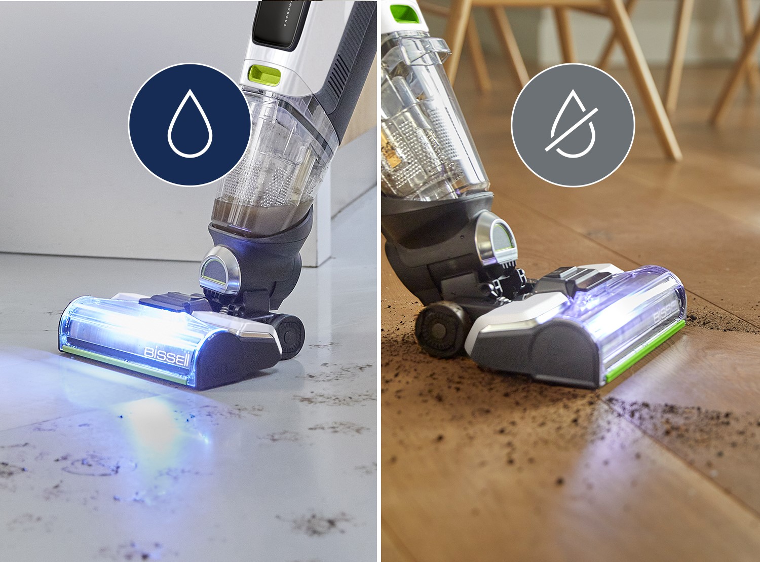 Zwei Arten der Reinigung 