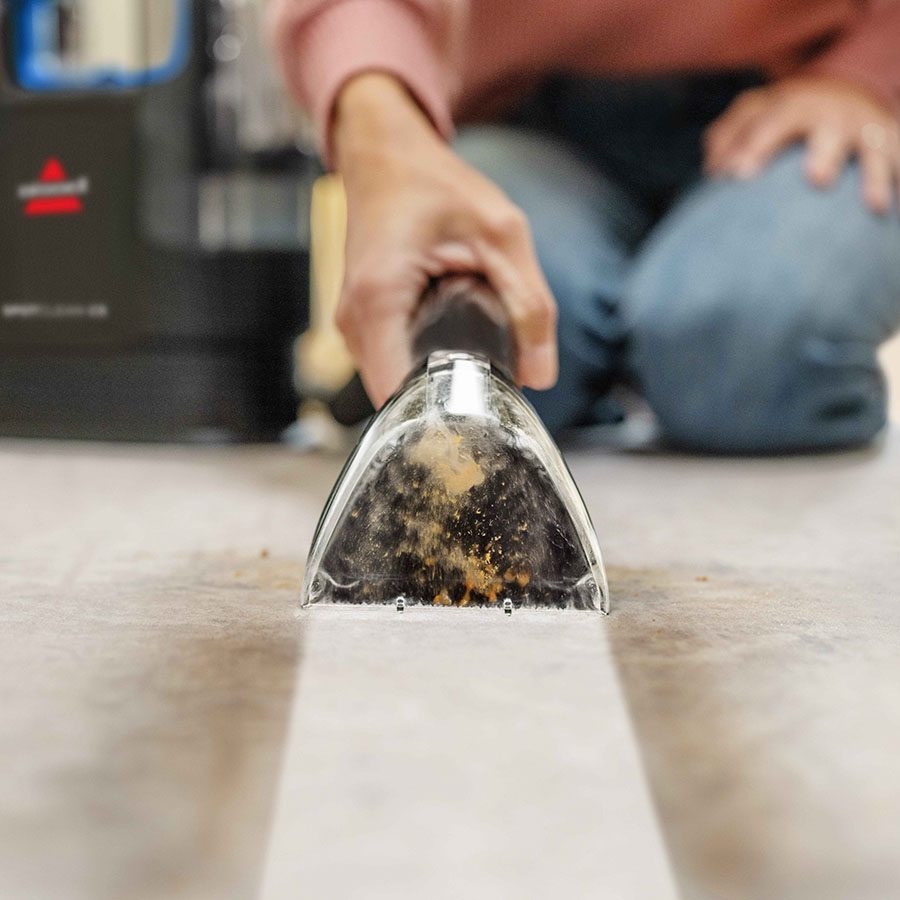 Kraftvolle, kompakte Fleckenreinigung