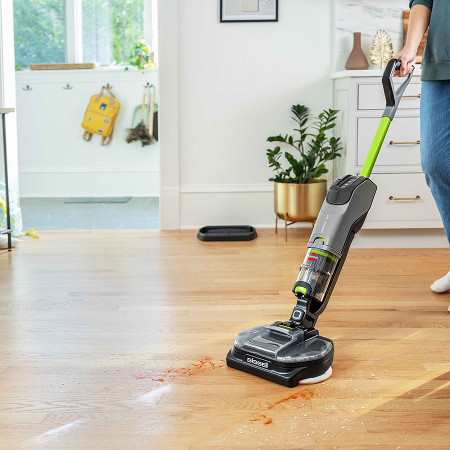 Rotierende Mopp-Pads mit Antrieb