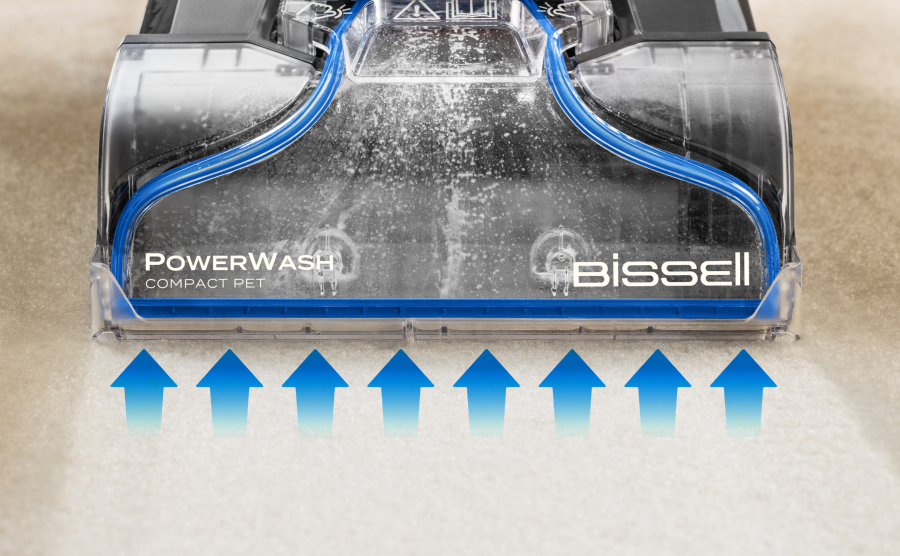 Entfernt Flecken, die ein Staubsauger zurücklässt