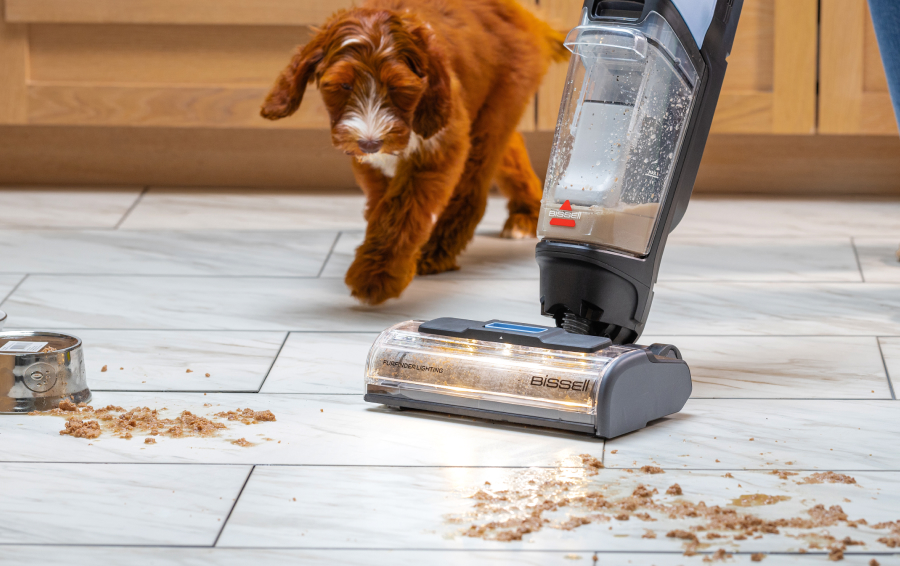 Saugen und wischen Sie Ihre Böden in einem Arbeitsgang